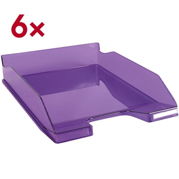 EXACOMPTA 6 Briefablagen A4+ »Combo Midi« violett Image
