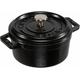 Staub Mini Cocotte 10cm rund schwarz, Gusseisen