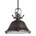 Generation Lighting Stone Street 13" Wide Pendant