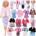 Plüsch Weste Kleid für 30 cm Barbie Puppe Kleidung Accessoires 1/6 bjd Blyth Mädchen Spielzeug