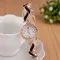 Neue Mode Strass Uhren Frauen Luxus Marke Edelstahl Armband uhren Damen Quarz Kleid Armbanduhren