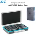 JJC Luxus AA Batterie Halter Fall Wasserdichte 14500 Batterie Box mit Schwamm Kissen für 8 AA/14500