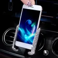 Strass Diamant Auto Air Vent Phone Halter Halterung Auto Innen Zubehör Für Frauen Auto Handy Halter