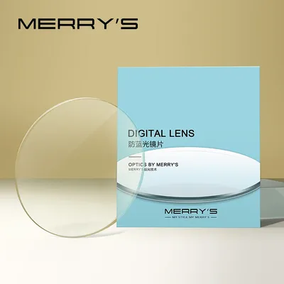 MERRYS Anti Blau Licht Serie 1 56 1 61 1 67 Optische Linsen Anti-Blau Licht Brillen Objektiv Myopie