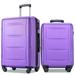 2 Piece Luggage Set ABS Expandable Suitcase with TSA Lock (20"+24")