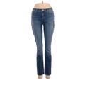 Hudson Jeans Jeans - Low Rise Skinny Leg Denim: Blue Bottoms - Women's Size 27 - Dark Wash
