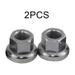 1 Pair Bike Track Hub Axle Nut Fixed Gear for Bolt Screw Fastener Washer M10