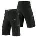 Men Cycling Shorts Quick Drying Breathable Sports Running Bike Riding Casual Shorts with 6 Pockets