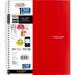 Five Star Wirebound Notebook - 1 Subject(s) - 100 Pages - Wire Bound - College Ruled - Letter - 8 1/2 x 11 - Red Cover - Double Sided Sheet Durable Water Resistant Wear R | Bundle of 10 Each