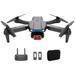 WLR/C FPV 2.4GHz 4CH Foldable RC Quadcopter w/ 2 Battery (Black Standard)