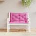 Aibecy Garden Bench Cushions 2pcs Pink 39.4 x19.7 x2.8 Fabric