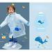 Kids Raincoats Waterproof Rainsuit 3D Cartoon Rain Jacket Toddler Rainwear Poncho for Girls Boys