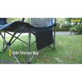 Reclining Folding Camp Chair Max Up to 330 lb. Lounge Chair with Footrest Camp Folding Chair for Camp or Indoor Green