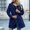 Womens Raincoat Waterproof Coats With Hood Windbreaker Jackets Ladies Outdoor