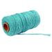 Hand Knitting Material 100M Cotton Crafts Rope Long/100Yard Cord String Macrame Home Textiles Hand Knitting Cotton Yarn Blue