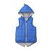 Herdignity Kids Winter Warm Zipper Vest Dinosaur Cotton-Padded Waistcoat Jacket