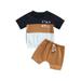 Nituyy Toddler Baby Boys Clothes Letter Crewneck Sweatshirt Pullover Top Long Pant Jogger 2Pcs Infant Outfits