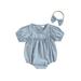 Nituyy Infant Baby Girl Pleating Romper Ruffle Lace Patchwork Floral Jumpsuit Summer Boho Outfit Vintage Clothes