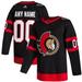 Men's adidas Black Ottawa Senators 2020/21 Home Authentic Custom Jersey