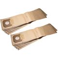 vhbw 10 Paper Dust Bags Replacement for Kärcher 6.904-208, 6.904-208.0, 6.904208.0, 6904-2080, 69042080 for Vacuum Cleaner, 75,5cm x 20cm, brown