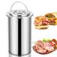 Press Ham Maker, Stainless Steel Meat Press for Making Homemade Deli Meat With Thermometer