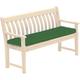 Mxei 2, 3 & 4 Seater Indoor/Out door Garden bench Cushions [Waterproof] (4 Seater (170 x 52 x 6 CM), Bottle Green)