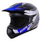 Zorax Blue/Silver M (51-52cm) KIDS Children Motocross Motorbike Helmet Dirt Bike ATV Motorcycle Helmet ECE 22-06