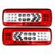 VVEDIK 24V for Renault Tail Lights for Volvo FH 460 for FMX 500 Heavy Truck Reverse Bake Turn Stop Signal Tail Light 20565107+Connector