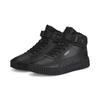 Sneaker PUMA "Carina 2.0 Mid Winter Sneakers Damen", Gr. 38, schwarz (schwarz schwarz shadow gray), Obermaterial: Leder; Futter: Synthetik; Innensohle: Textil; Laufsohle: Gummi, Schuhe