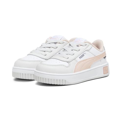 „Sneaker PUMA „“Carina Street Sneakers Mädchen““ Gr. 24, bunt (white rose dust feather gray pink) Kinder Schuhe Sneaker“