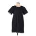 Very J Casual Dress - Shift: Black Tweed Dresses - Women's Size Medium