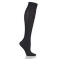 1 Pair Black Strong Leg Energizer Compression Socks Ladies 2.5-3.5 Ladies (Calf Width 35-40cm) - Falke
