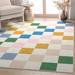 108 x 72 x 0.01 in Area Rug - Well Woven Apollo Geometric Blocks Multi Color Rug Polyester | 108 H x 72 W x 0.01 D in | Wayfair W-KD-21A-6