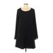 Leith Casual Dress - Shift: Black Solid Dresses - Women's Size Large