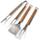 Sportula Texas Tech Red Raiders Classic Series 3-Piece BBQ Set 3-Pack Stainless Steel Tool Set | 7017044