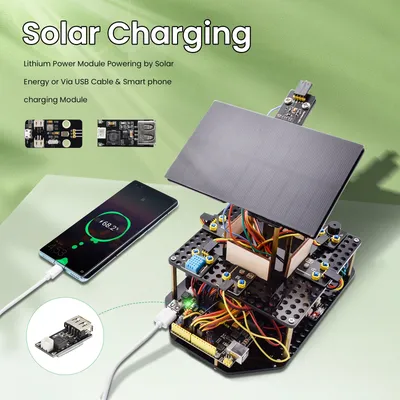 Keyestudio Acryl Smart Solar Tracker System Tracking Starter Kit Für Arduino STEM Programmierung Image