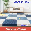 Tatame Baby Spiel matte dick 25mm Baby Aktivität Fitness studio Spiel matten 8pcs 30x30cm Spiel