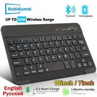 Mini Bluetooth Tastaturen Wireless Tastatur für pc Wiederaufladbare Für Telefon Tablet Tastatur