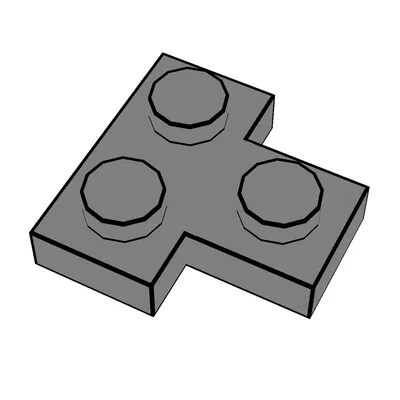 Spezielle Ecke Platte 1x2 Bausteine Teile MOC Ziegel Spielzeug Für Kreative Pädagogische 50 Image