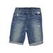 Joe's Jeans Denim Shorts - Mid/Reg Rise: Blue Mid-Length Bottoms - Women's Size 24 - Sandwash