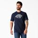 Dickies Men's Short Sleeve Logo Graphic T-Shirt - Ink Navy Size Lt (WS22E)