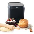 Panasonic SD-ZF2010KXF | Brotbackautomat Croustina, knuspriges Brot, glutenfreies Programm, zwei Temperatursensoren, 18 Programme, 2 Brotstufen, 700 W, schwarz – Version FR