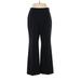 Le Suit Dress Pants - High Rise: Black Bottoms - Women's Size 12 Petite