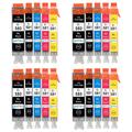 Go Inks 4 Set of 5 Ink Cartridges to replace PGI-580 & CLI-581 Compatible/non-OEM for PIXMA Printers (20 Pack)