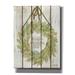 Gracie Oaks Commer Together Wreath On Wood Panels On Canvas by Cindy Jacobs Print Canvas | 16 H x 12 W x 0.75 D in | Wayfair