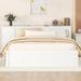 Wildon Home® Wimpole Multifunctional Full Size Platform Bed w/ Twin Size Trundle Bed, a Rolling Shelf & Drawers in White | Wayfair