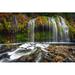 Loon Peak® Kaukauna Mossbrae Falls, California On Canvas Photograph Canvas in Brown/Green/White | 8 H x 12 W x 1.25 D in | Wayfair