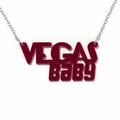 Vegas Baby Acrylic Necklace