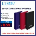 Kesu hdd tragbare externe Festplatte 2TB/1TB/500GB/750GB 2.5 "Festplatten speicher USB-Speicher für