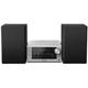 Panasonic SC-PM700EG-S Neat Micro HiFi Kompaktes Stereosystem mit CD, FM Radio, USB und Bluetooth, Lautsprecher mit 80 W, Basssteuerung, Silber